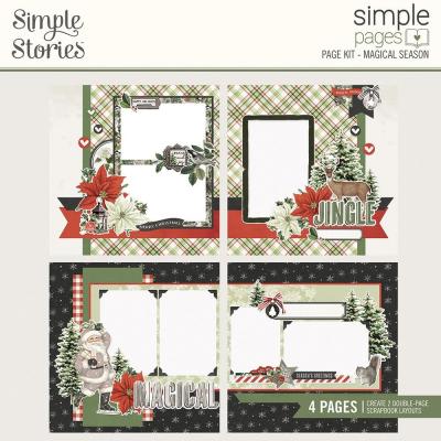 Simple Stories Simple Vintage Rustic Christmas Simple Pages Page Kit - Magical Season